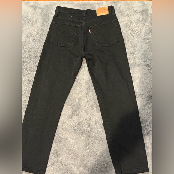 Levi’s premium 501 black Jean. Women size 26x26 - Picture 2 of 4